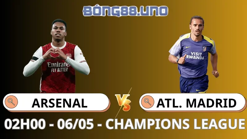 Soi Kèo Arsenal Vs Atl. Madrid - Champions League - 06/05/2026